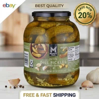 Member's Mark Petite Dill Pickles (46 Ounce)