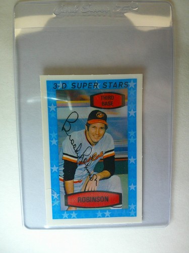 1975 Kellogg's 3-D Super Stars - Brooks Robinson #18 - MINT - PACK FRESH 🔥