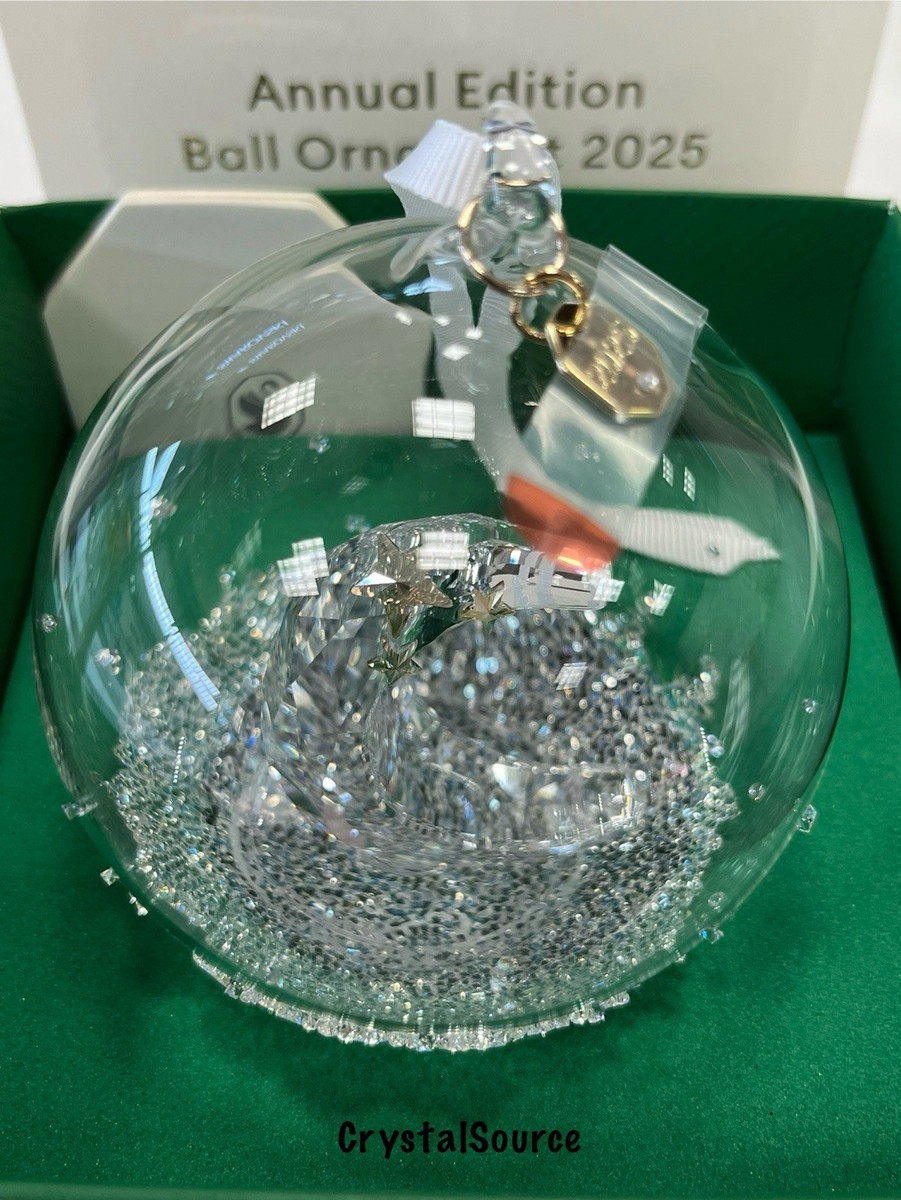 Swarovski Crystal 2025 BALL ANNUAL EDITION CHRISTMAS ORNAMENT