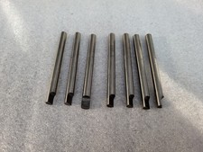 7x Strasmann Nutstoßmesser Gr.8 HSS3 Stoßmesser HSS unbenutzt