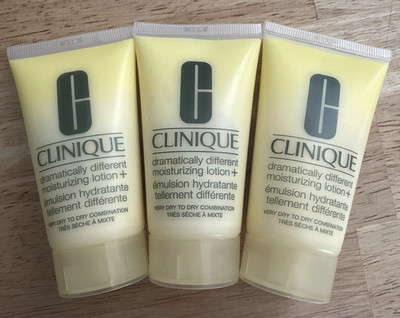 Pack of 3 x Clinique Dramatically Different Moisturizing Lotion+ 1.7 oz each NEW