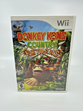 Donkey Kong Country Returns Nintendo Wii Video Game with Manual - Tested Working
