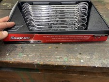 Snap-on Soxrrm710a 10pc Metric Reversible Ratcheting Wrench Set 1019mm New