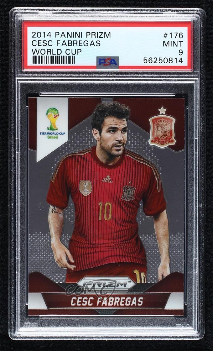 2014 Panini Prizm World Cup Cesc Fabregas #176 PSA 9 MINT 00oy