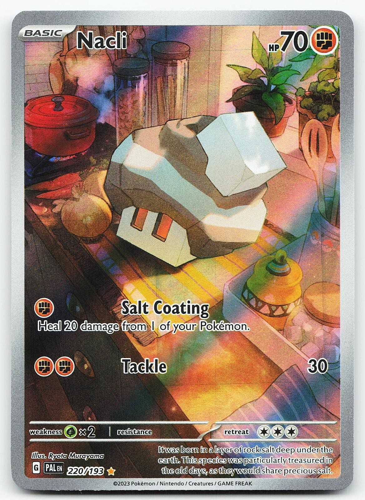 Pokemon Nacli 220/193 Paldea Evolved Illustration Rare Holo NM
