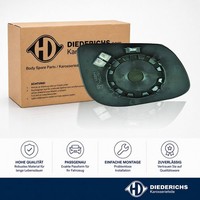 Spiegelglas Aussenspiegel Rechts Diederichs 6553326 FÜR KIA Ersatzglas Spiegel