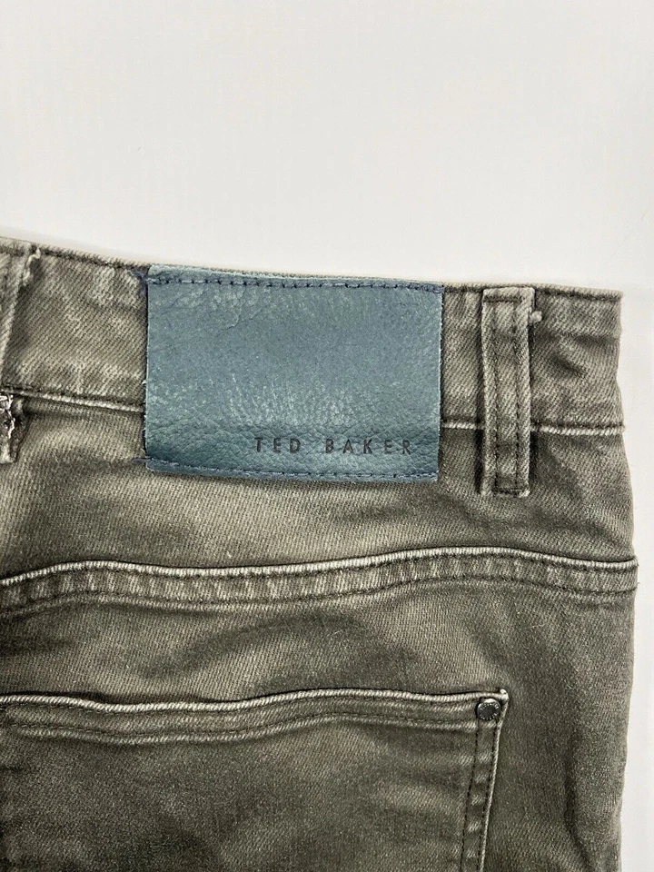 Jeans TED BAKER SLIM FIT - W30 L32 - Gris - Excelente Estado - Hombre Foto 4 de 4