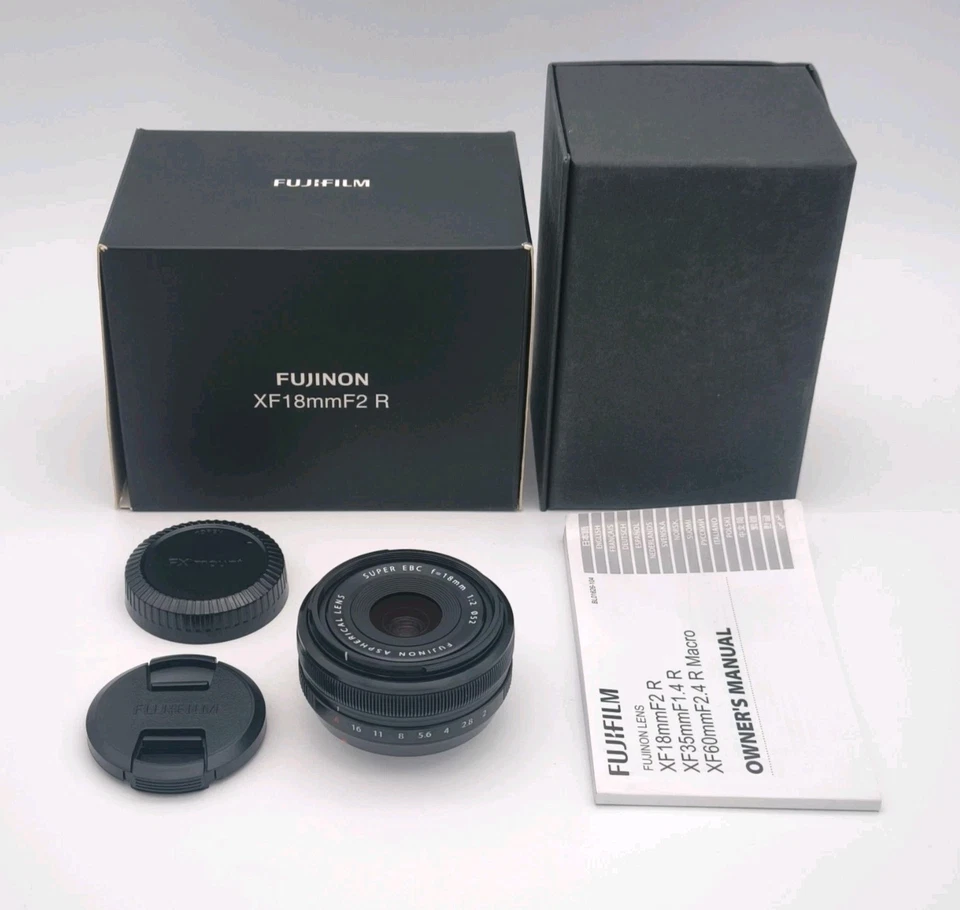 FUJINON XF18mm f/2 R Super EBC Fujifilm XF 2/18R Fuji Objektiv Made in Japan - Bild 1 von 4