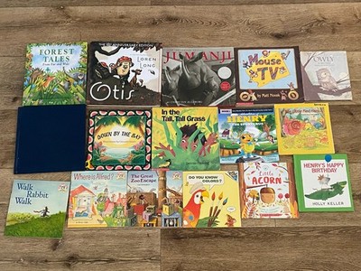 Lot of 16 Children's Animal animals Picture Books Homeschool learning educationa