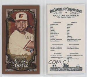 2024 Topps Allen & Ginter Mini Gold Border Colton Cowser #28 Rookie RC
