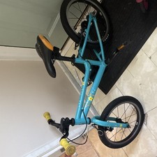 Carrera star Kids Bike for Girls Blue BMX Bar Handlebars V-Brake No Suspension