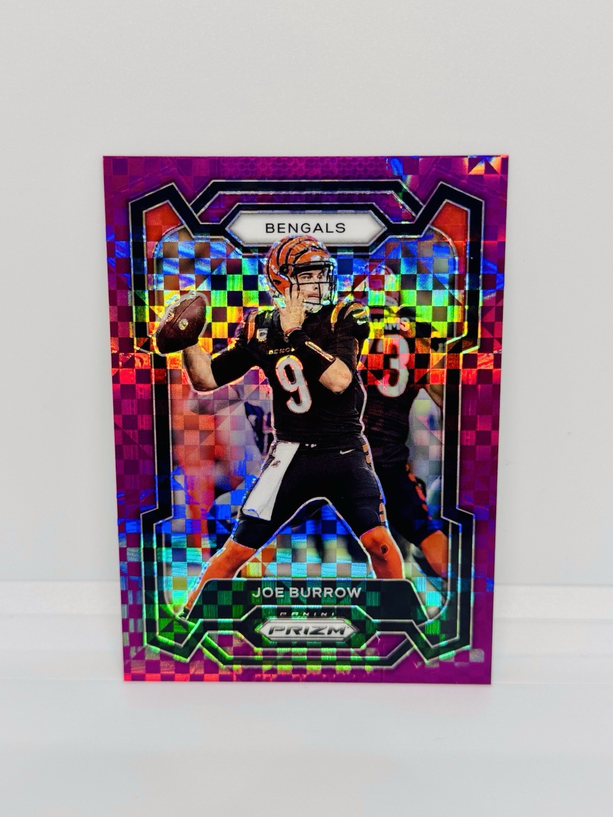 2023 Panini Prizm JOE BURROW Purple Power /49 Cincinnati Bengals #57