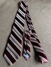 John W. Nordstrom Tie Men's Striped 100 Silk Multicolor 60" Made in U.S.A.