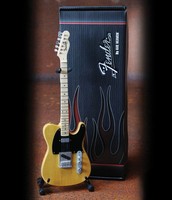 Fender Telecaster Butterscotch Blonde 10 Inch Miniature Guitar Replica [New Toy]