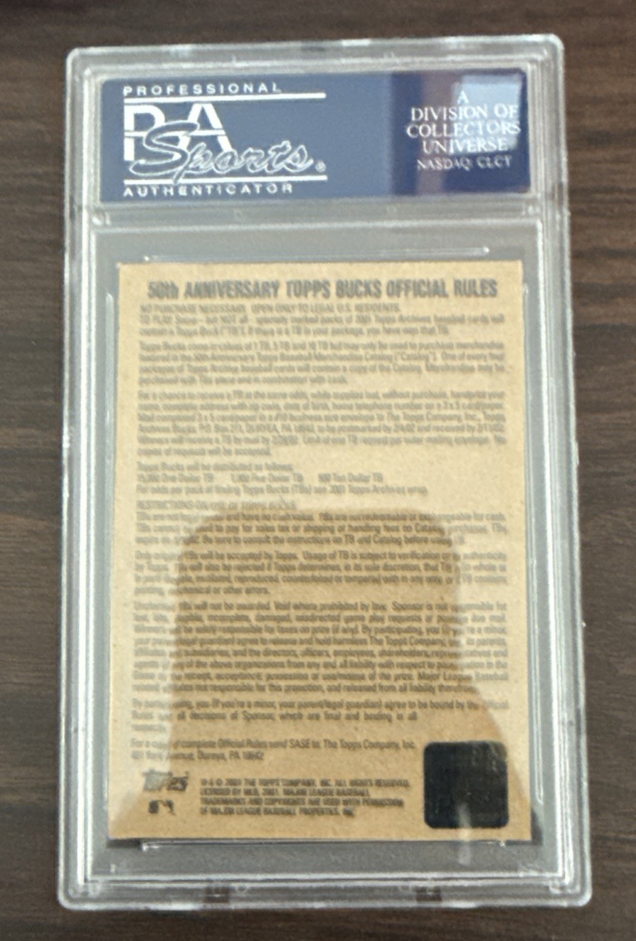 Roberto Clemente 2001 Topps Archives Topps Bucks Pittsburgh Pirates SSP PSA 5 EX view 2