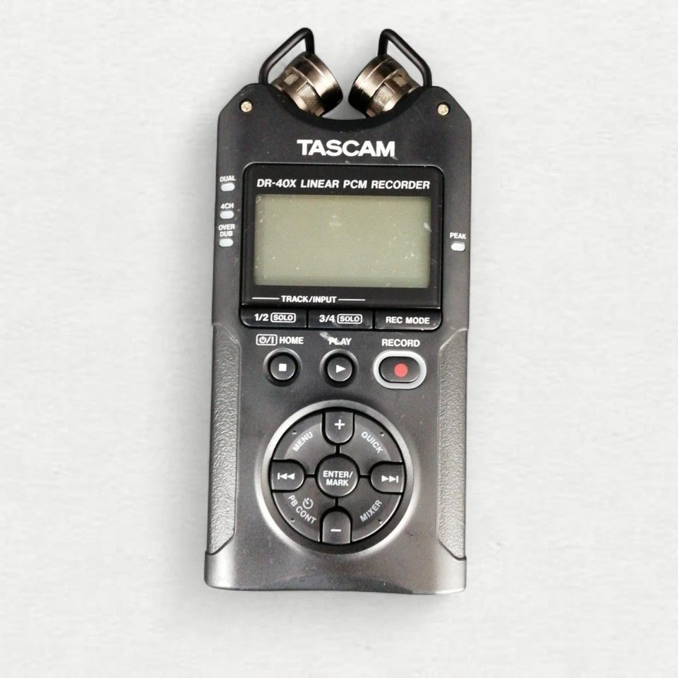 TASCAM DR-40X PCM Digital Recorder 4Channel Linear Built-in Speaker Black - Image 3 of 4