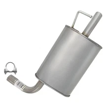 Stainless Steel Drive-Side Exhaust Muffler fits: 2013-2019 Ford Flex 3.5L