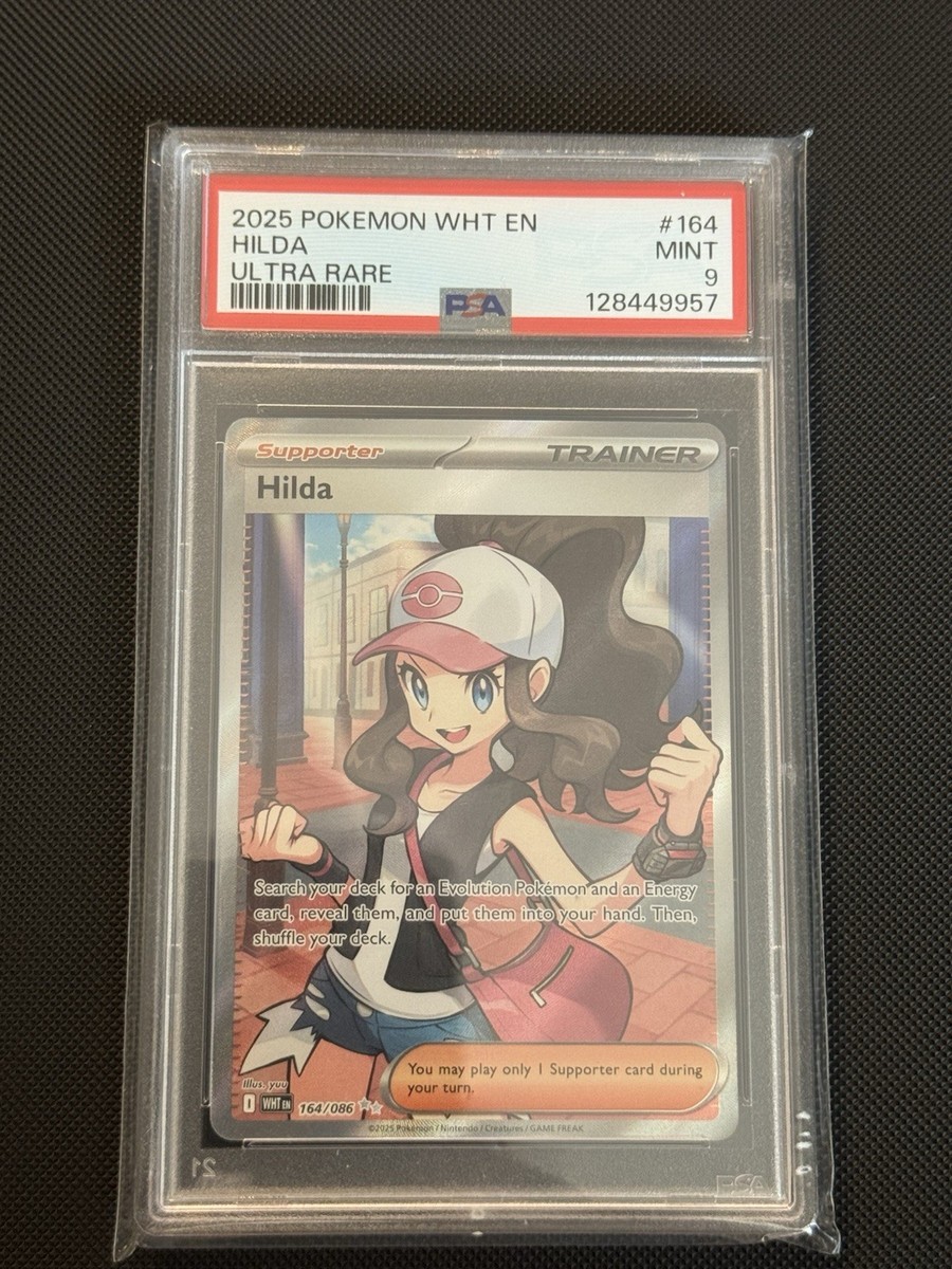 Hilda White Flare SV 164/086 Ultra Rare Card PSA 9 | eBay