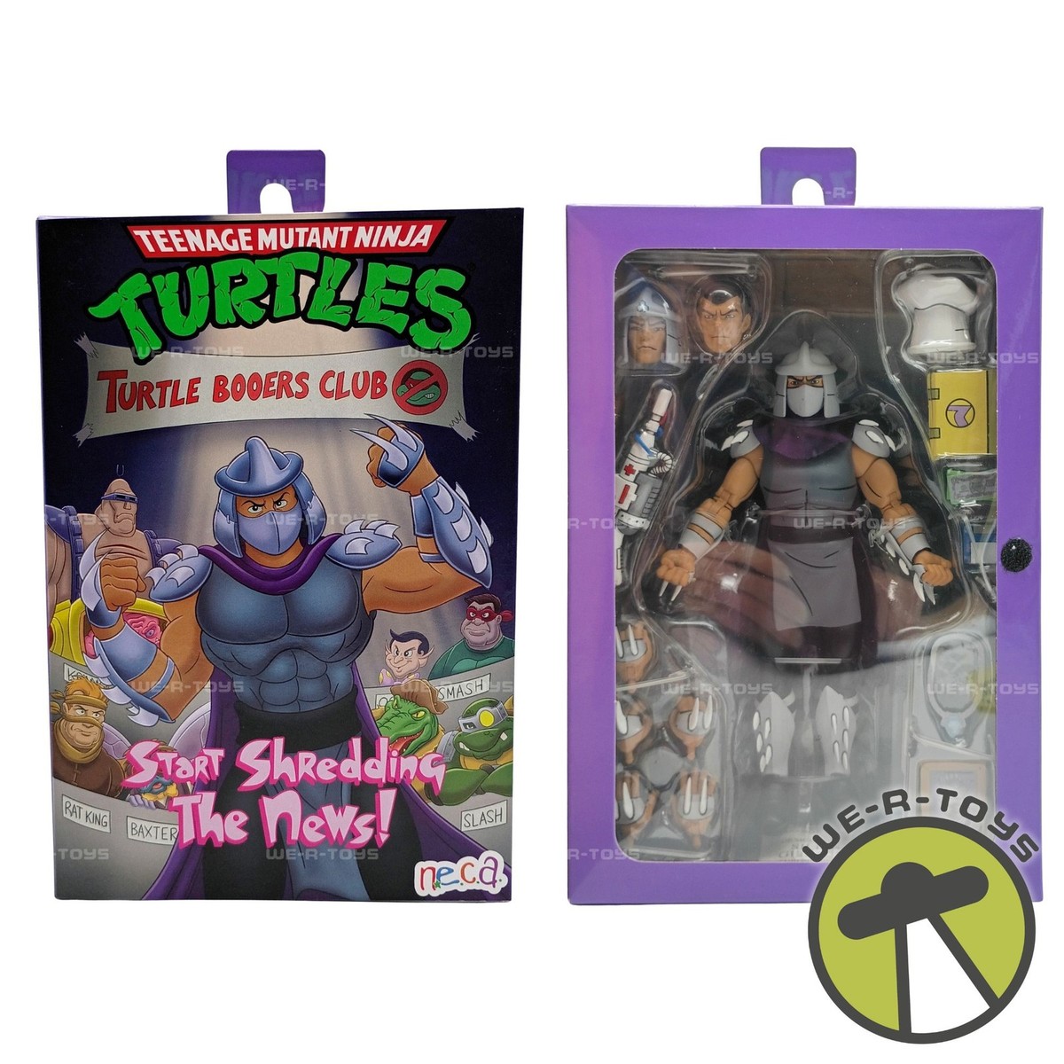 TMNT Cartoon Shredder Action Figure Start Shredding the News 2025