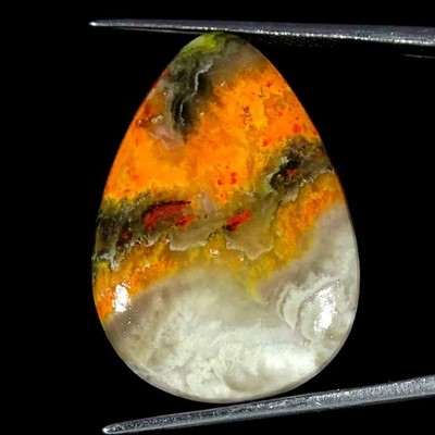 20,90 Ct Natürlicher Bumble Bee Jasper Birnen-Cabochon Lose Edelstein