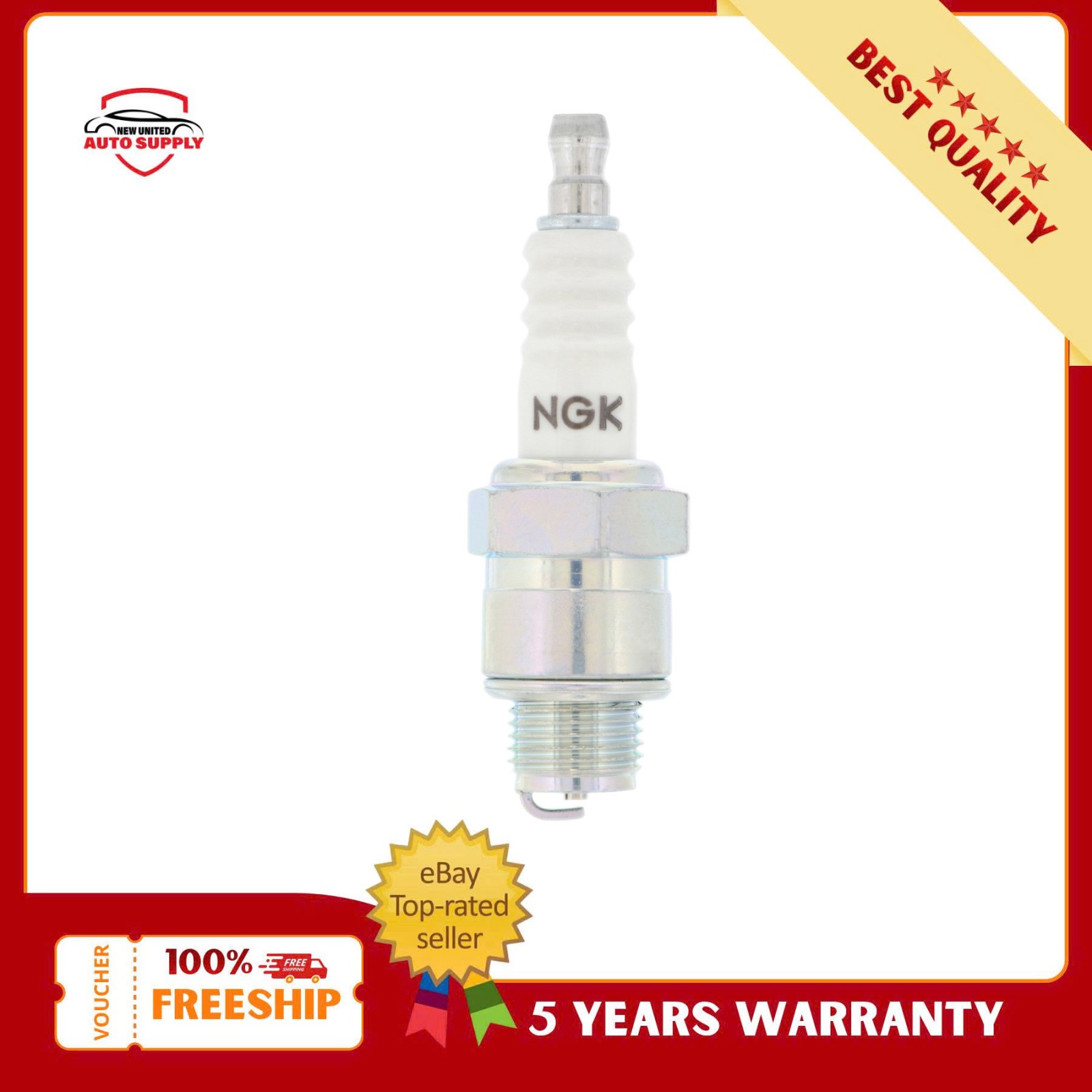 NGK 3212 B-6L Spark Plug Heat Range 6 for Ford Country Sedan Ambassador