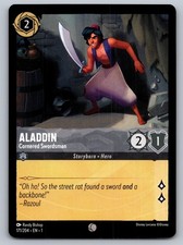 Aladdin - Cornered Swordsman 171/204 Common The First Chapter Lorcana Near Mint