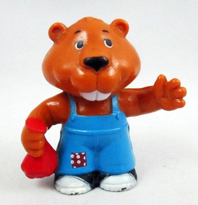 Les Amichaines (The Get-Along Gang) - Tomy 1984 PVC Figur - Bingo der Biber