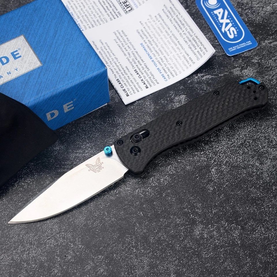 Benchmade - Bugout 535 EDC Knife with Black Carbon Fiber Handle - Image 2 of 4
