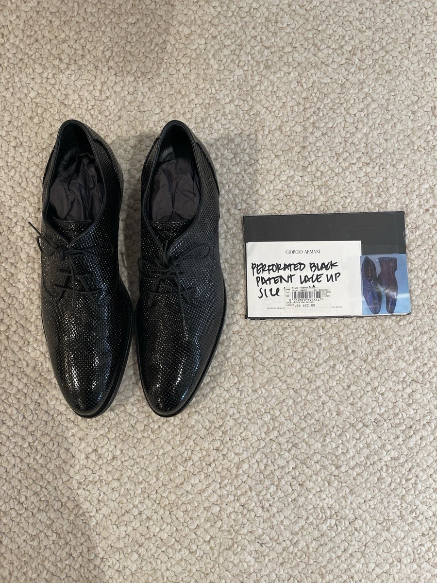 Emporio Armani Oxford Black Dress Shoes for Men for sale | eBay display picture 1