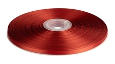 100 Yards 1/4 Inch Double Faced Satin Ribbon Solid Polyester Rust Color