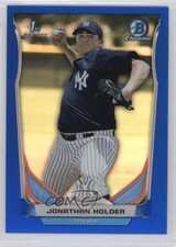 2014 Bowman Draft Chrome Blue Refractor 58/399 Jonathan Holder #CDP88 6r9