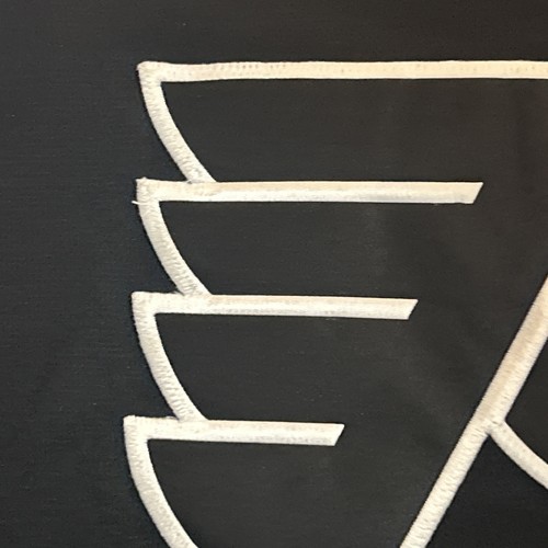 PHILADELPHIA FLYERS NHL HOCKEY JERSEY VINTAGE KOHO #37 ERIC DESJARDINS SIZE L - Picture 10 of 14