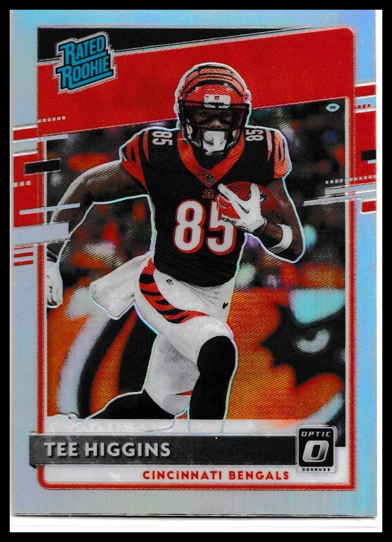 2020 Donruss Optic #160 Tee Higgins Holo Cincinnati Bengals