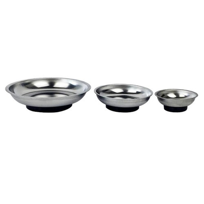 #ad Round Stainless Steel Magnetic Dish Tool Holder for Easy Parts Collection AU $17.71