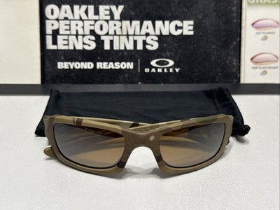 Oakley Fives Squared Multicam w/ Tungsten Iridium Polarized SKU