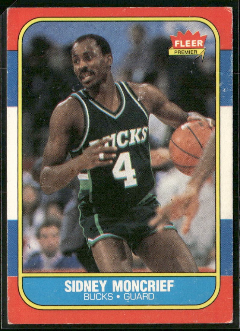 1986-87 Fleer #75 Sidney Moncrief VG/VG-EX