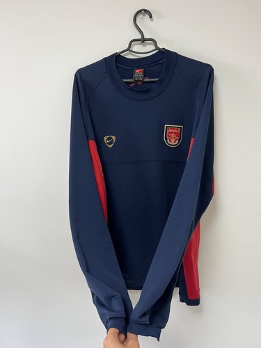 Vintage 90's Arsenal London Gunners Sweatshirt Football Nike Rare Mens sz XXL - Picture 2 of 24