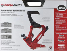 PORTA NAILS 402A Angled Flooring Nailer | 16 Gauge Nails 32 38 50 (Brand New)