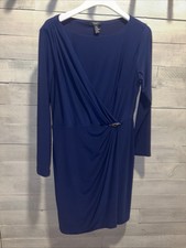 WOMENS DRESS CHAPS SIZE L BLUE
