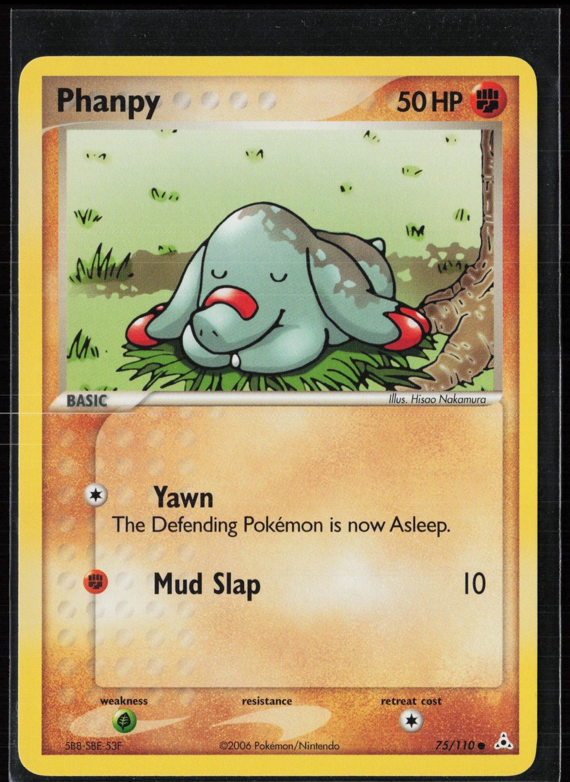 Phanpy 75/110 Common Holon Phantoms Pokemon Near Mint