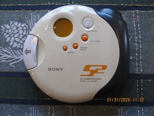 Sony Sports CD Walkman D-SJ301 CREAM Portable Player PARTS ONLY UN-TESTED