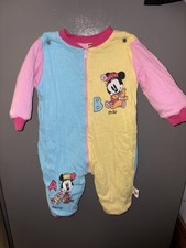 Vintage Disney Baby Mickey Co. Reversible Bunting - Color Block/All Over Print