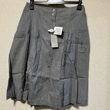 Margaret Howell Checkered Cotton Skirt Size 2 Black