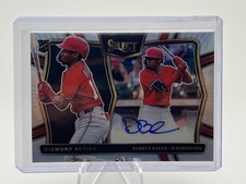 2025 Panini Select - Diamond Action Signatures Darren Baker #DAS-DB (AU, RC)