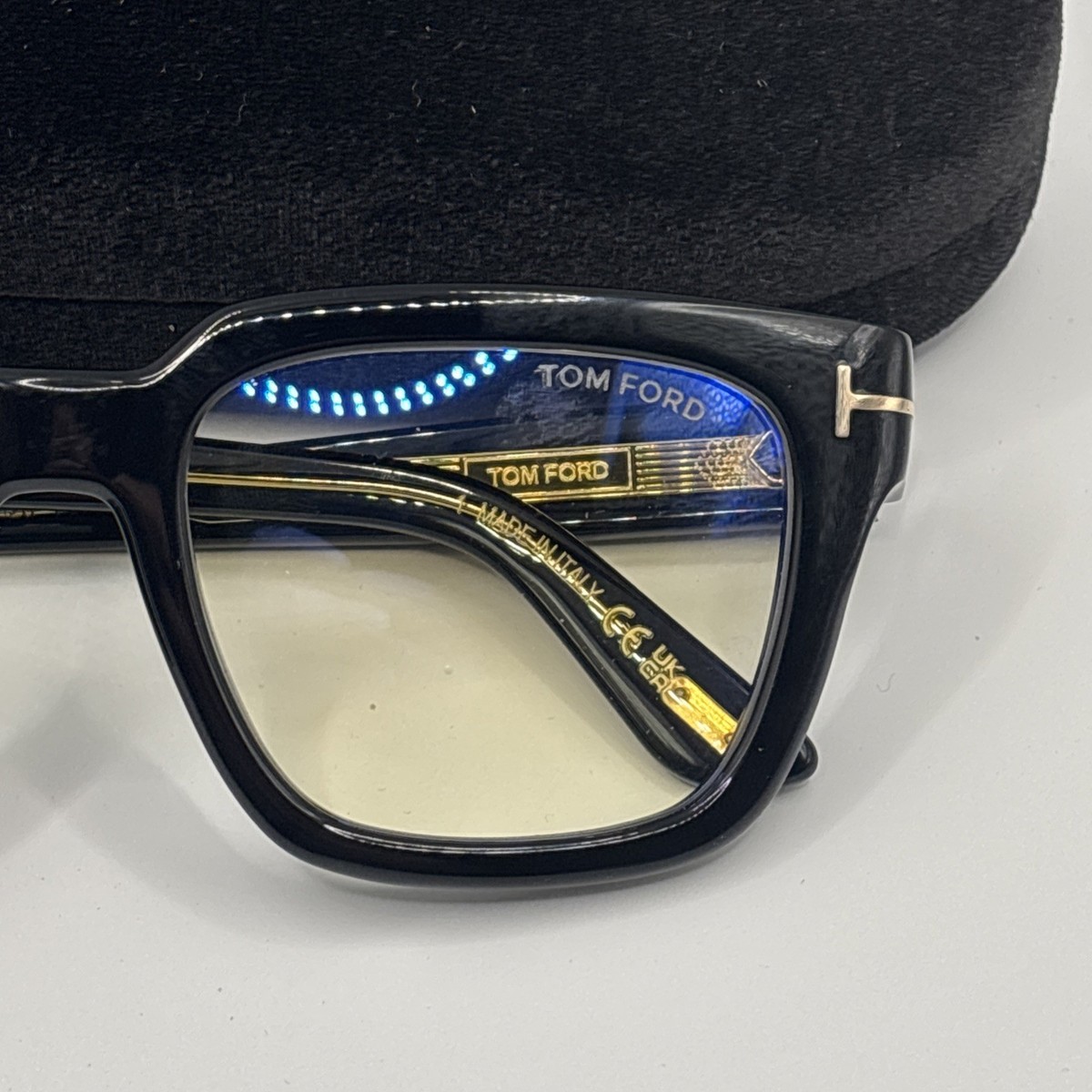 with tags Tom Ford TF6027 001 Icon Eyeglasses Rx Able Black