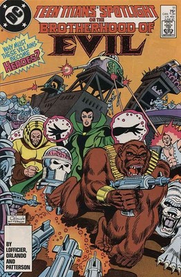 Teen Titans Spotlight #11 FN; DC | Brotherhood of Evil - w/Bag+Board