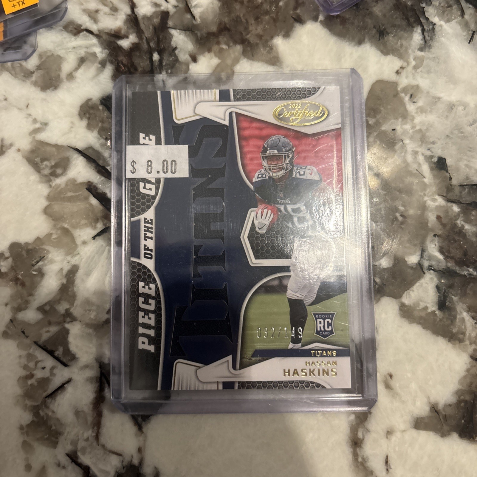 Hassan Haskins Panini Certified Piece of the Game Relics #PGHH Base