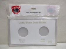 Capital Coin Holder #MA345B US United States Silver Dollars Morgan Peace White