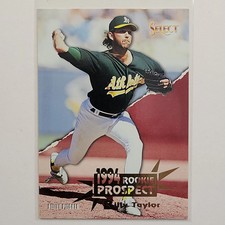 Billy Taylor 1994 Pinnacle Select Rookie Prospect #391