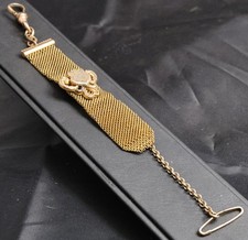 Antique Edwardian Ornate Pocket Watch Fob Chain DFB Co